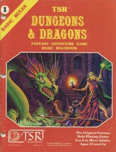 Gary Gygax, Dave Arneson: TSR Dungeons & Dragons Fantasy Adventure Game (Paperback, 1981, TSR, Inc)
