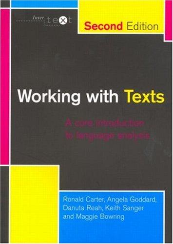 Ronald Carter: Working with Texts (2001, Routledge)