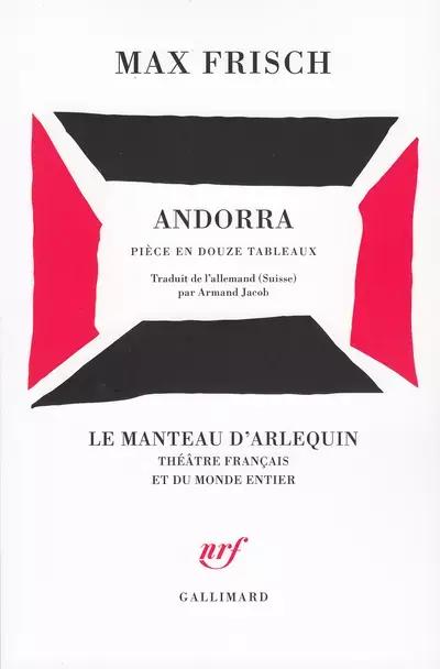 Max Frisch: Andorra (French language, 1982, Éditions Gallimard)