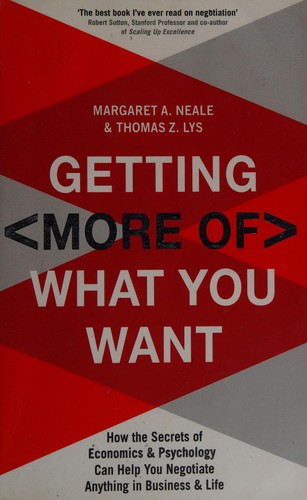 Margaret Ann Neale: Getting (more of) what you want (2015)