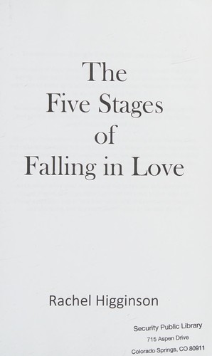 Rachel Higginson: The five stages of falling in love