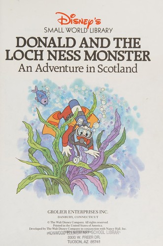 Walt Disney: Donald and the Loch Ness monster. (1990, Grolier Enterprises)