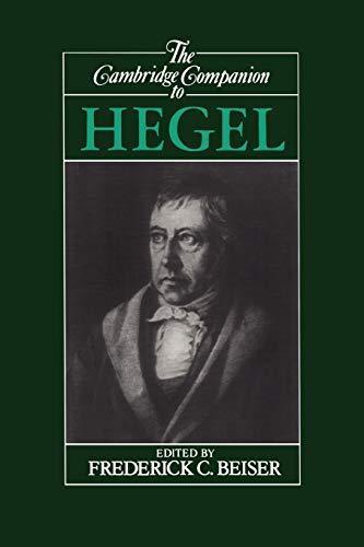 The Cambridge companion to Hegel (Cambridge University Press)