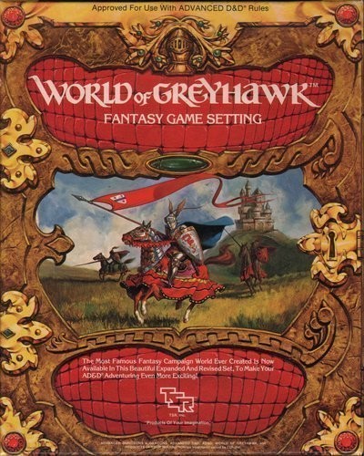 Gary Gygax: World of Greyhawk (Advanced Dungeons & Dragons Boxed Set) (Hardcover, 1984, Wizards of the Coast)