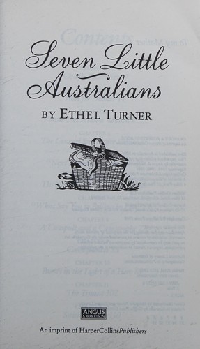 Ethel Turner: Seven Little Australians (1991, Angus & Robertson)