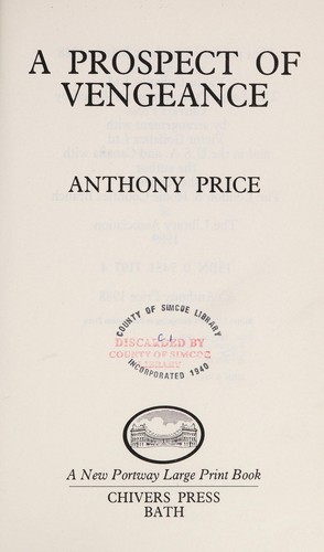 Anthony Price: A prospect of vengeance. (Hardcover, 1989, Chivers)