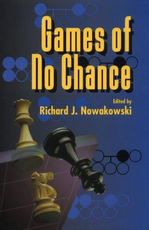 Richard J. Nowakowski: Games of No Chance (Mathematical Sciences Research Institute Publications) (Paperback, Cambridge University Press)