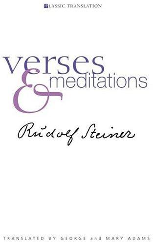 Rudolf Steiner: Verses And Meditations Collection (Paperback, Rudolf Steiner Press)