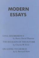 Edmound R. Brown: Modern Essays (Paperback, Branden Books)