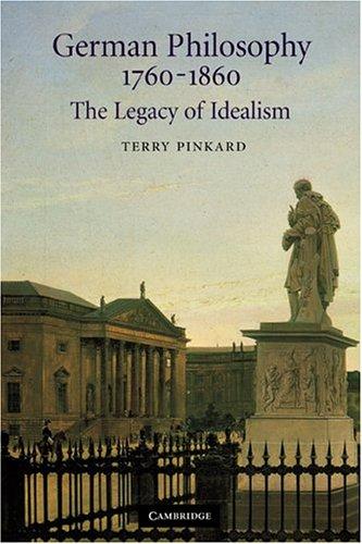 Terry Pinkard: German Philosophy 17601860 (Hardcover, 2002, Cambridge University Press)