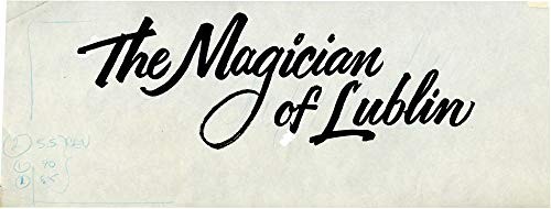 Isaac Bashevis Singer: The Magician of Lublin (Hardcover, 1979, Farrar Straus & Giroux (T), Farrar Straus & Giroux)