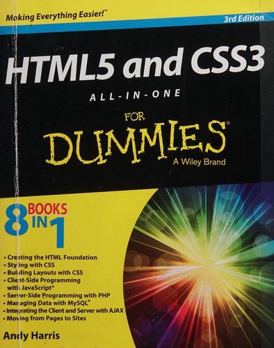 Andrew Harris: HTML5 and CSS3 all-in-one for dummies (2014)