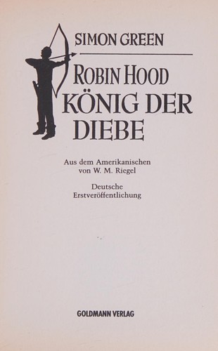 Simon R. Green: Robin Hood (German language, 1991, Goldmann)