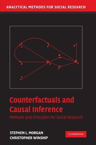 Stephen L. Morgan, Christopher Winship: Counterfactuals and Causal Inference (Paperback, 2007, Cambridge University Press)
