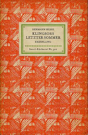 Hermann Hesse: Klingsors letzter Sommer (German language, 1951, Insel)