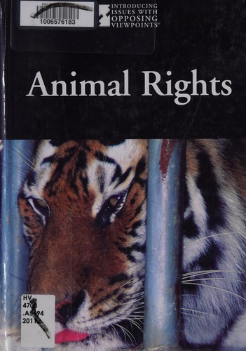 Lauri S. Friedman: Animal rights (2010, Greenhaven Press)
