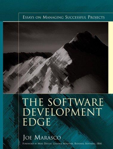 Joe Marasco: The Software Development Edge (Paperback, 2005, Addison-Wesley Professional, Addison Wesley)
