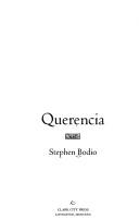 Stephen Bodio: Querencia (1990, Clark City Press)