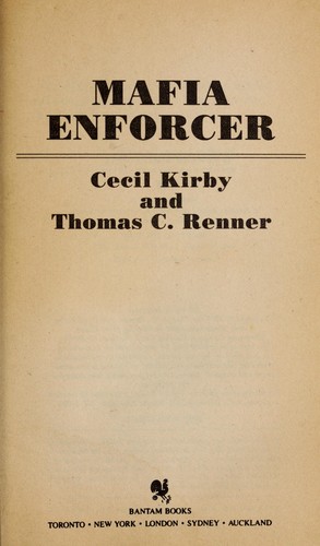 Cecil Kirby: Mafia enforcer (1988, Bantam Books)