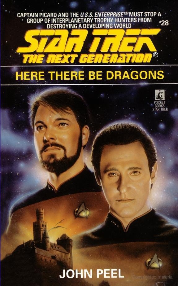 John Peel (undifferentiated): Here There Be Dragons (Paperback, 1993, Star Trek)