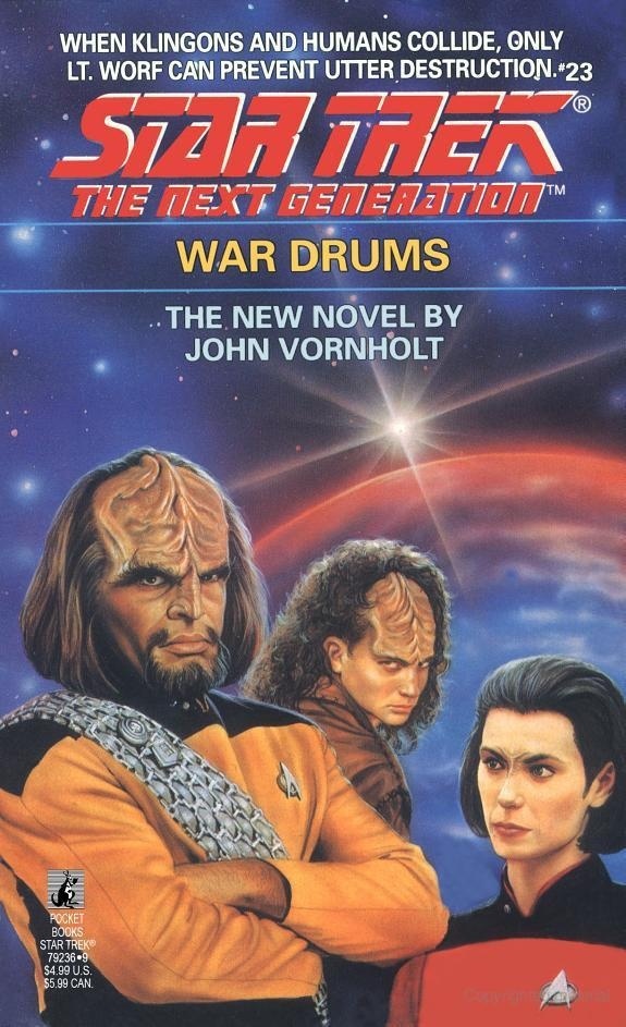John Vornholt: War Drums (Paperback, 1992, Pocket Books)
